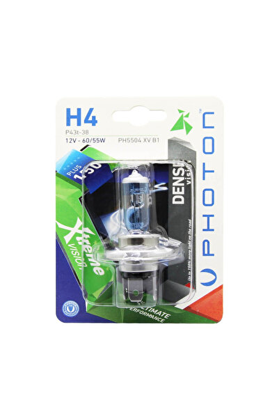 Photon H4 Xtreme Vision Blister  uyumlu +%150 Fazla Işık 2 Adet