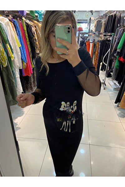 Say Elbise-36 - Siyah