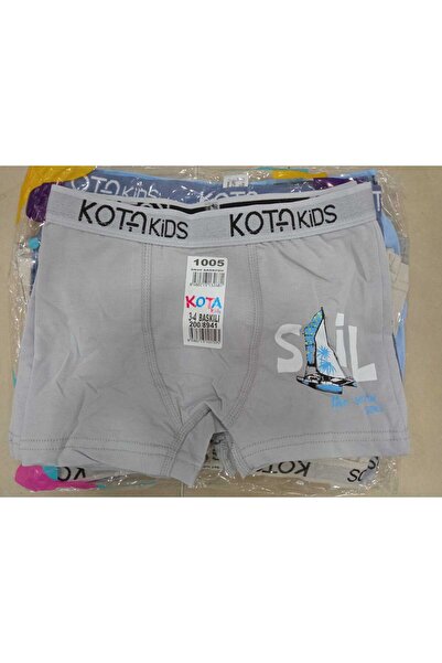 KOTA İÇ GİYİM kota 1005 erkek çocuk baskılı boxer kulot 2'li