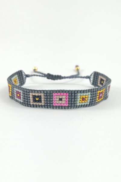 Ayya Aksesuar Miyuki Japon Doğal Taş Korsa Boncuklu Bileklik Bracelet Armband