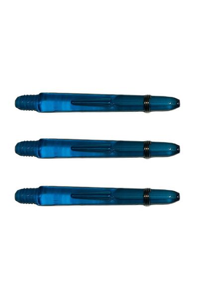 DARTSAN 5 Set (15 PCS) 48mm, Blue Polycarbonate (PC) Transparent Dart Shaft-shaft