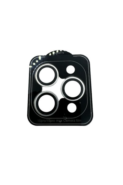 TEKNOPARKTA Iphone 15 Pro Max - 15 Pro Sapphire Camera Lens Protector Natural Titanium