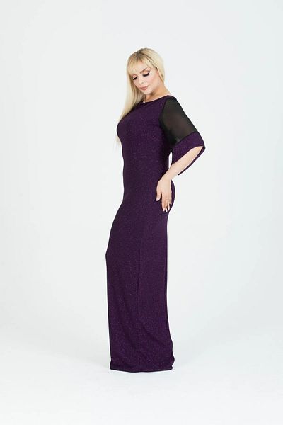 Bersi Butik Women's long, Maxi dress, glitter, with chiffon sleeves, special occasions, wedding, engagement stylish evening, large size, evening dress