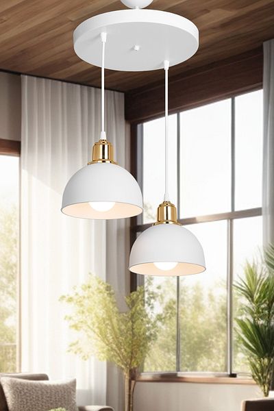 AG LightDesign White Pendant Chandelier Bedroom Living Room Kitchen Corridor Lamp