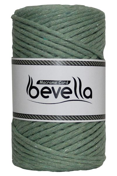 Bevella Macrame Cord Ecru, Menthol Green, Tile, Saks Blue Μπορεί να έχει αναζήτηση 3 mm Macrame String
