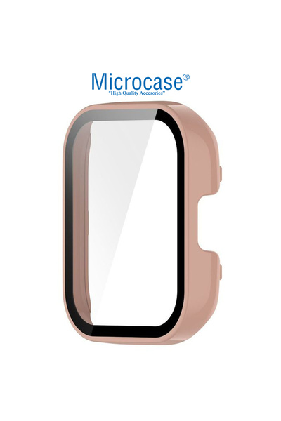Microcase Xiaomi Redmi Watch 3 Ekran Korumalı Rubber Kılıf-AL3173