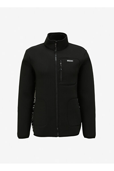 Discovery Expedition Siyah Erkek Dik Yaka Relaxed Fit Sweatmont D3WM-SWT7