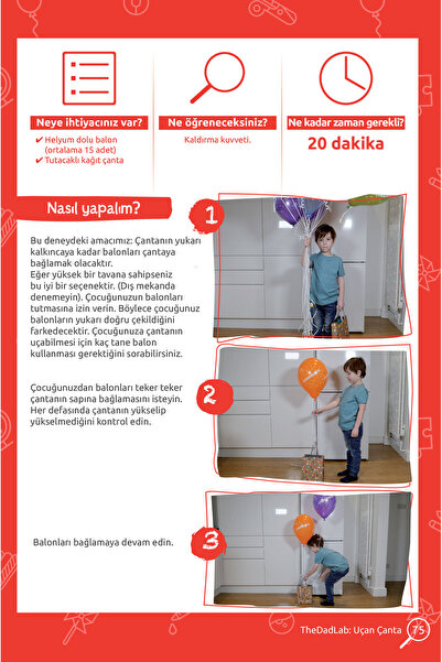 Dikkat Atölyesi Yayınları The Dad Lab Stem Deneylerle Eğlenceli Bilim 40 Stem Deneyi