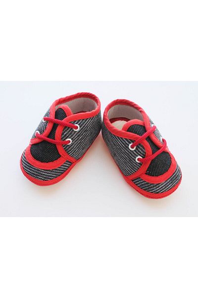 Puppis Baby Striped Baby Boy Shoes