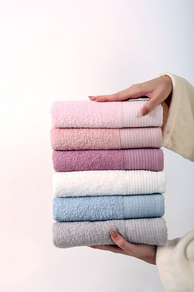 Güvenalhome OCTOBER 6 Pieces 50*90 Patterned Towel | Towel Set | Towel Set | Hand and Face Towel | Dowry Towel