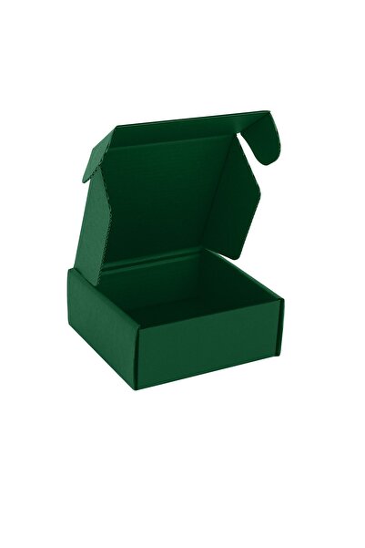 Milim Matbaa 11x11x4,5 Cm 10 Adet Yeşil Kargo Kutusu