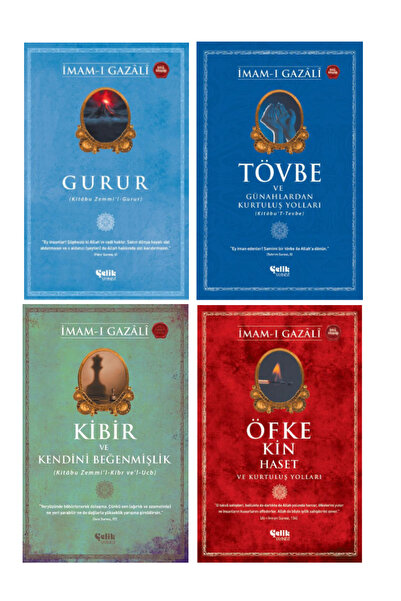 Çelik Yayınevi İmam-ı Gazali Seti Gurur - Tövbe ve Günahlardan Kurtuluş Yolla...