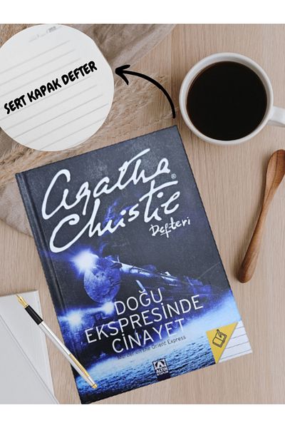 Altın Kitaplar Agatha Christie Hard Cover Notebook Murder on the Orient Express