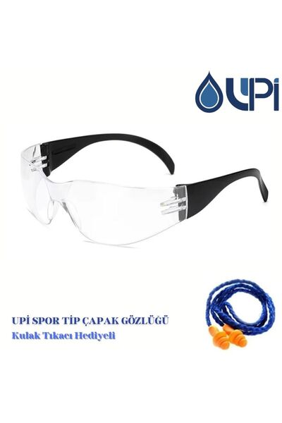 Upi Work Safety Goggles Sport Type Goggles with Ear Plugs Gift