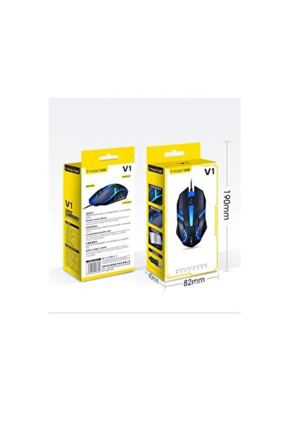 İstanbul Teknoloji T-WOLF KABLOLU RGB IŞIKLI V1 OYUNCU MOUSE