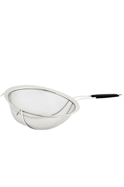 ELEGANCEV STAINLESS STEEL REINFORCED STRAINER-MAKARNA- BRASS-MILK STRAINER-23CM