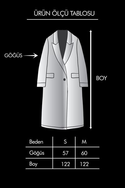 Ortaya Çık Μπεζ παλτό Premium Stash με μανσέτα