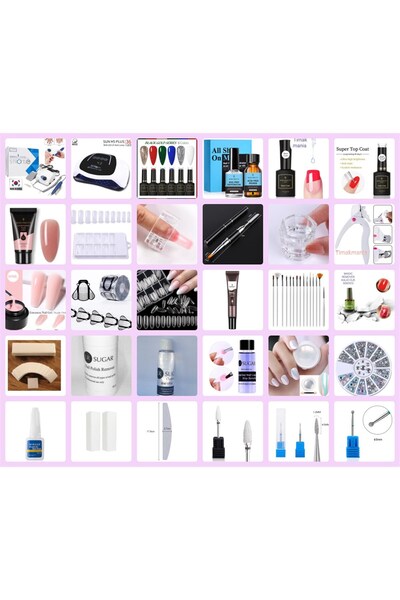 Born Pretty Protez Tırnak Başlangıç Seti (35 Parça)