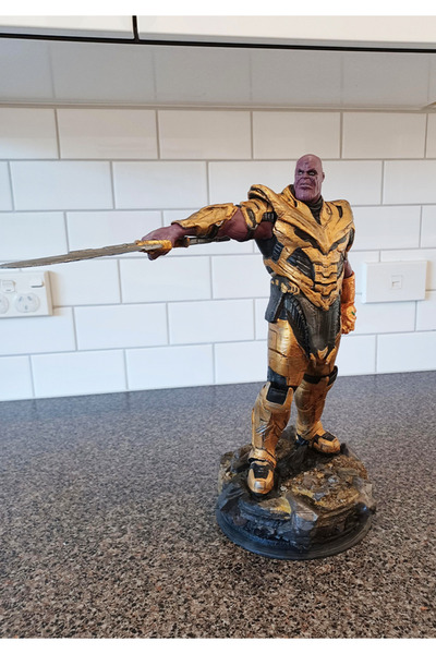 TuransoyCraft Marvel Thanos Figür Avangers Thanos Obje 25CM Büyük Boy