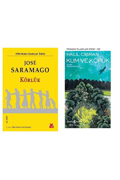 Kırmızı Kedi Yayınları Körlük - Jose Saramago - Kum ve Köpük - Halil Cibran