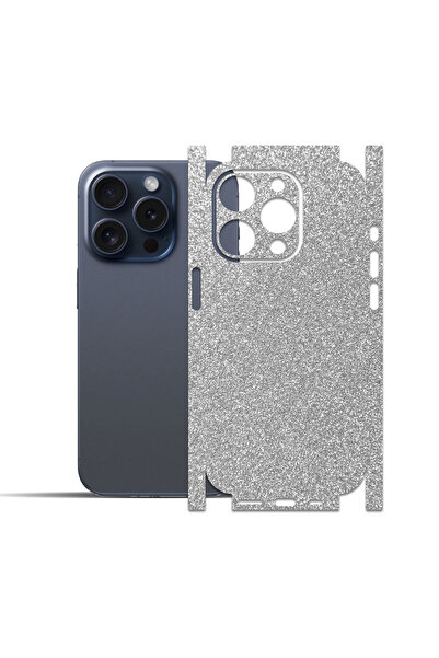 Ipg iPhone 15 Pro ile uyumlu Arka ve Yanlar için IPG Tam Koruma Dekoratif Sti...