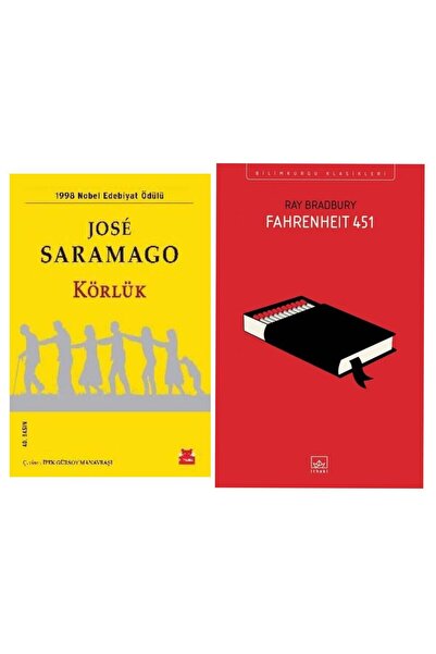 Kırmızı Kedi Yayınları Körlük - Jose Saramago - Fahrenheit 451 - Ray Bradbury