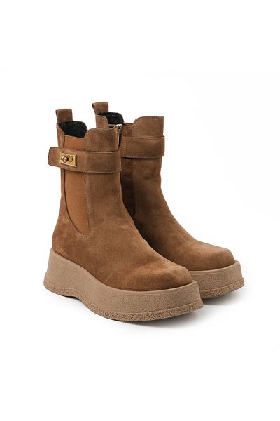 John May Women's Boots Tu-4534 204 John May Tan