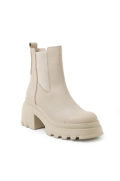 John May Women's Boots Tu-5132 144-b John May Beige