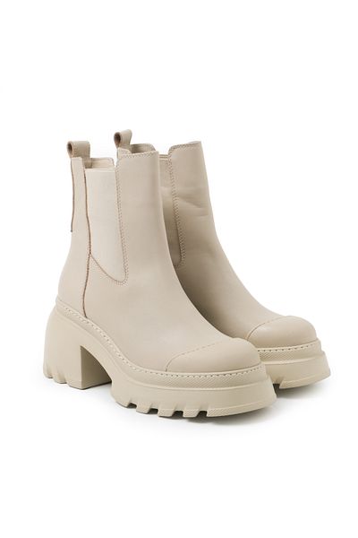 John May Women's Boots Tu-5132 144-b John May Beige