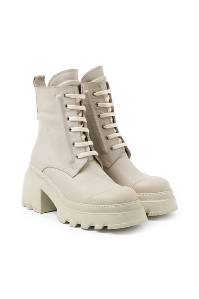 John May Women's Boots Tu-5137 144-b John May Beige