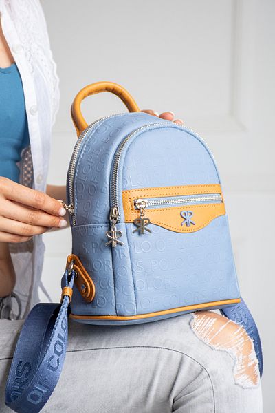 YOGII Rucsac de damă Anton Model Geantă zilnică din piele artificială impermeabilă