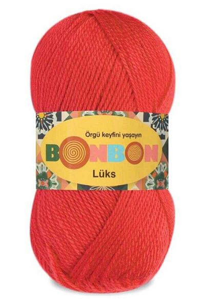 NAKO BONBON LUXURY BOOTS STRING 100 GR1 PCS 98273 FLAME RED
