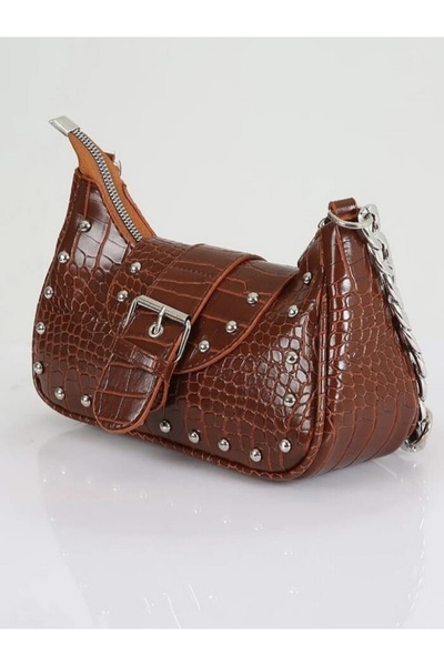 thegirlhouse Γυναικεία τσάντα ώμου με λεπτομέρεια με λουράκι αλυσίδας