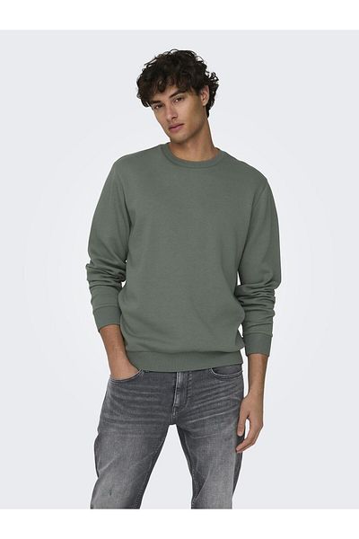 Only & Sons Sweatshirt mit Rundhalsausschnitt