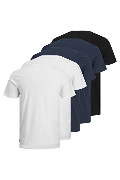Jack & Jones T-Shirt 5er-Pack Bio-Baumwolle