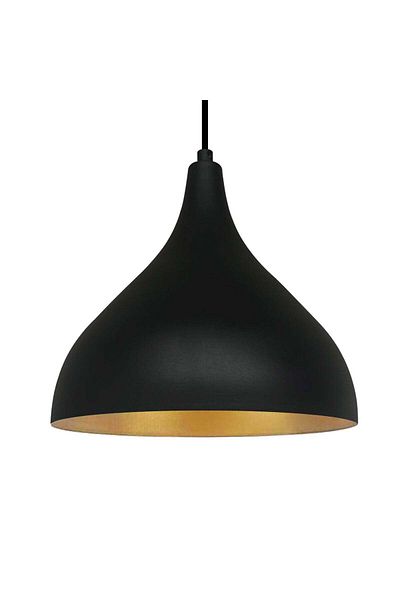 Bamyum Pendelleuchte Schwarz Metall Hängelampe Hängelampe Pendelleuchte