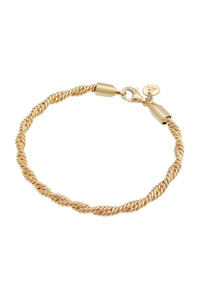 ELLI Armband Damen Kordel gedreht Elegant Basic aus 925 Sterling Silber