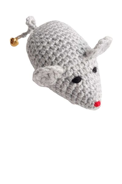 Be Cat Catnip Mouse Model Cat Toy with Bells