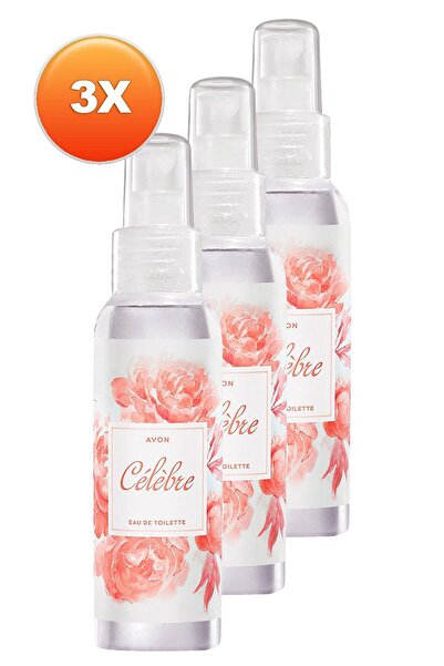 AVON Celebre Kadın Vücut Spreyi 100 Ml. Üçlü Set