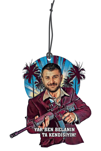 1001MODEL Azer Bülbül Tasarımlı Dekoratif Oto Kokusu ve Oto Aksesuarı