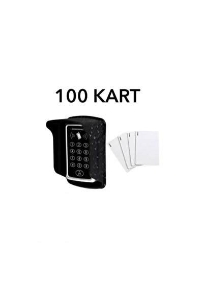 VK -100 RFID Şifreli Kapı Kilidi + Koruyucu Kapak + 100 Adet Proximity Manyet...