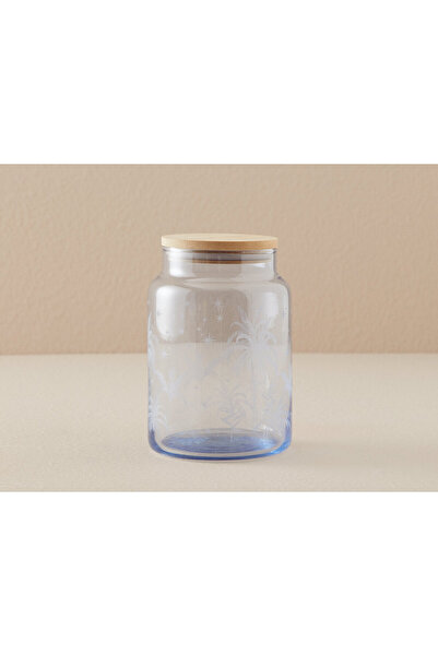 English Home Palm Cam Kavanoz Şeffaf