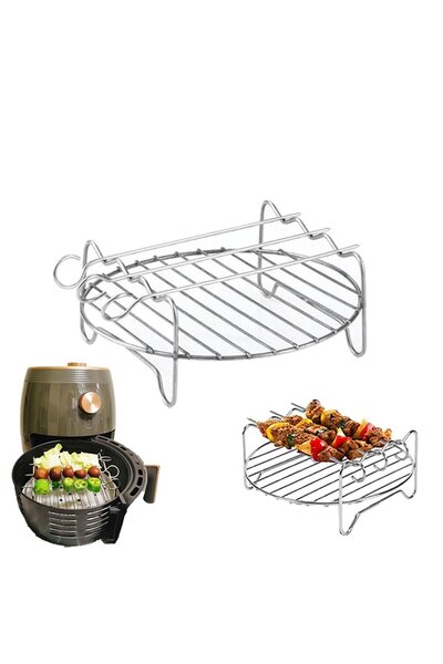 Popüler Philips ile Uyumlu Rapid Air 5000 Serisi L Airfryer Izgara Teli 3 Şişli