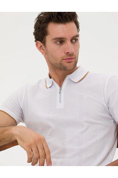 Cacharel Tricou alb Slim Fit G051SZ011.000. 1592498 .VR013