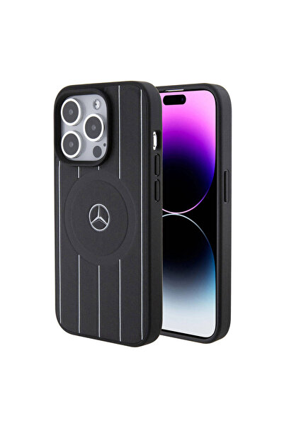 Mercedes Benz iPhone 15 Pro Kılıf Mercedes Benz Lisanslı Magsafe Şarjlı Baskı...