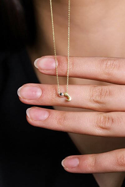 Ziu 925 Ayar El Yazılı Harfli Ve Kalpli T Kadın Gümüş Kolye (uzunluk 42 Cm) H...