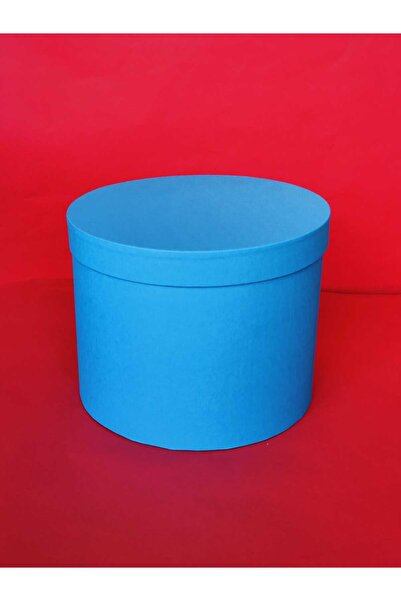 KERİBOX Mavi Silindir Set Çap 26.4 Yükseklik 20 Cm