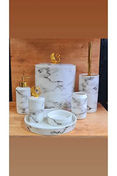 bazaragel Set de baie din porțelan de lux Riki.