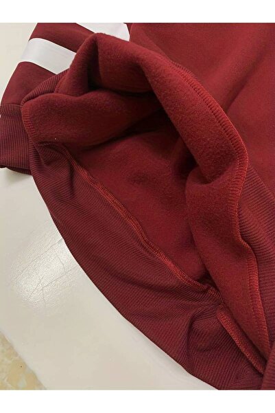 Machetta Unisex Büyük Beden Chicago Baskılı Bisiklet Yaka Oversize Sweatshirt Hoodie