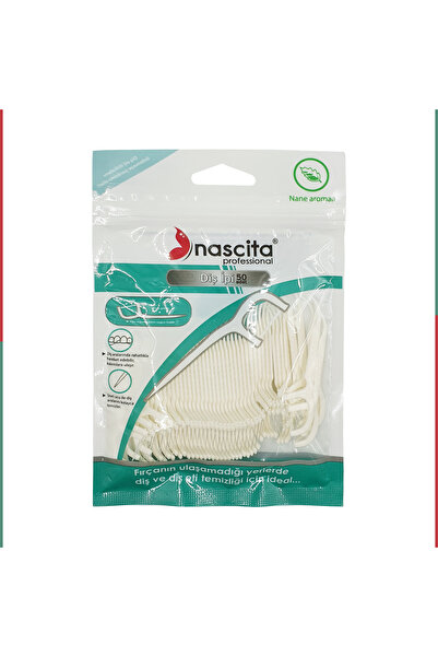 nascita 50 lik Nane Aromalı Kürdanlı Diş İpi Paketi